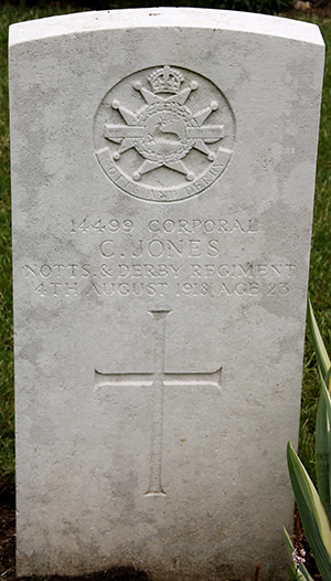 Corporal Charles Jones grave