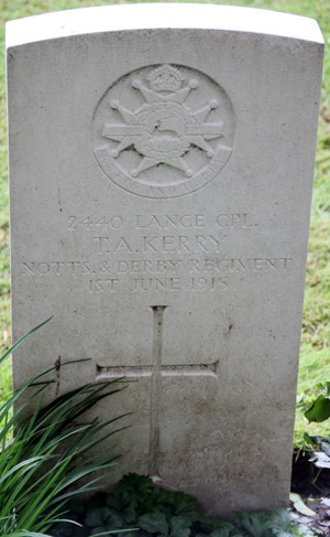 Lance Corporal Thomas Anthony Kerry grave
