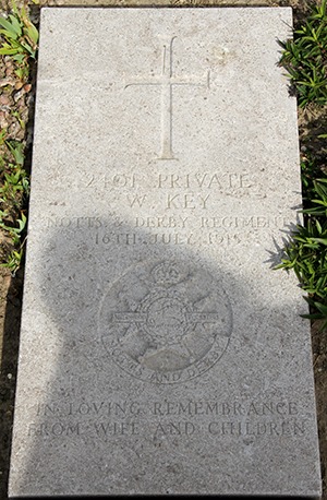 Private William Key grave