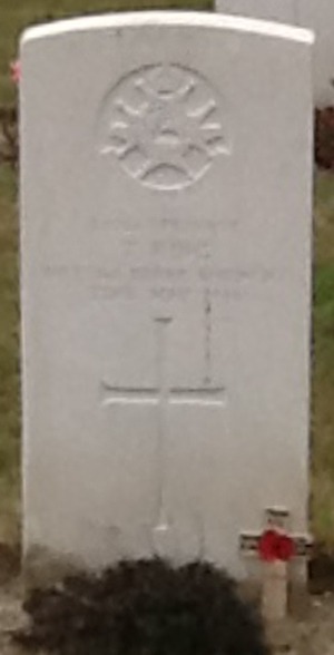 Private Thomas King grave