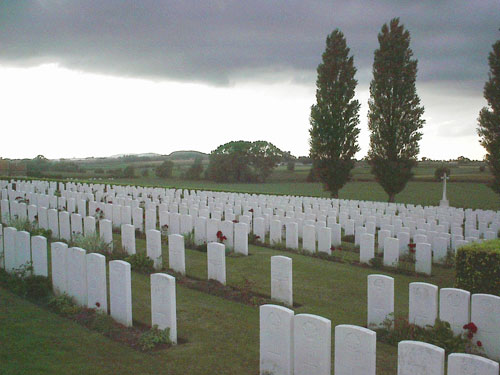 Klein-Vierstraat British Cemetery, Belgium.