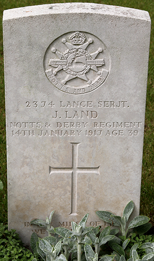 Lance Sergeant John Land grave