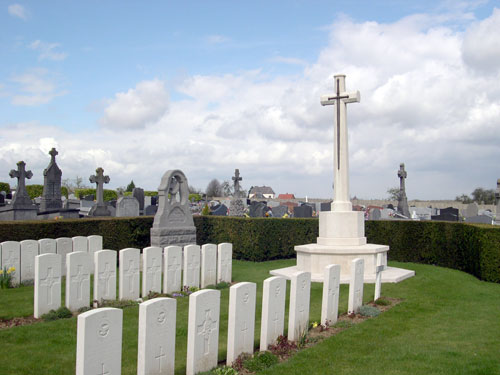 Landrecies Communal Cemetery, France.