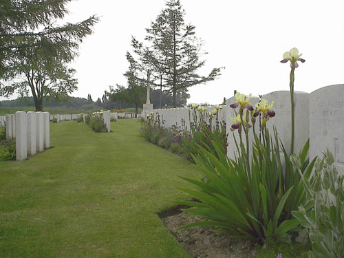 Larch Wood (Railway Cutting) Cemetery, Belgium.