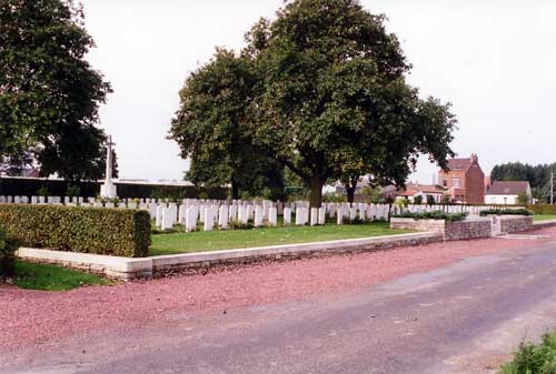 Laventie Military Cemetery, La Gorgue, France.