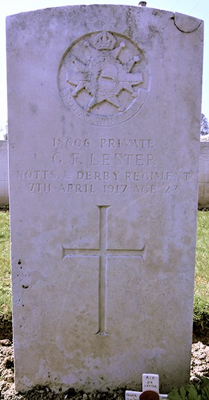 Private George Frederick Lester
