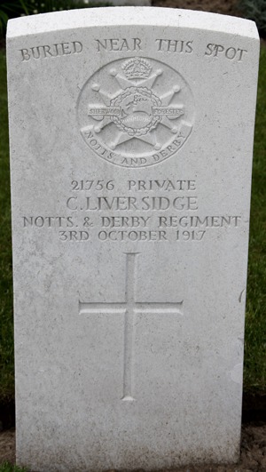 Private C. Liversidge grave