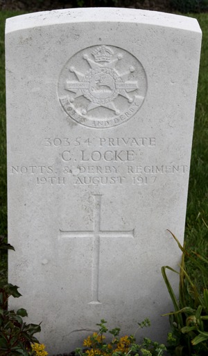 Private Charles William Locke grave