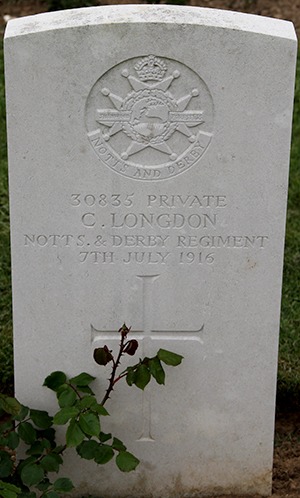 Private C. Longdon grave