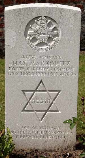 Private Max Markovitz grave