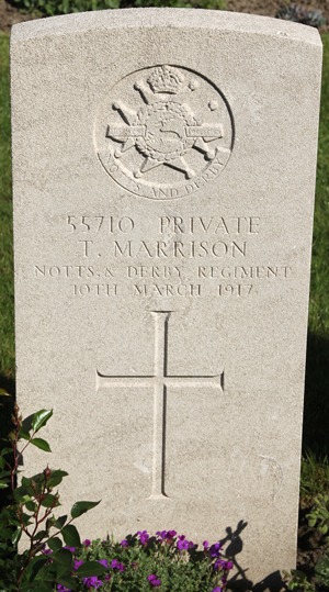 Private Thomas Henry Marrison grave