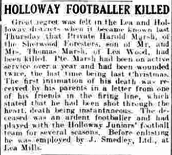 Private Harold Marsh art1