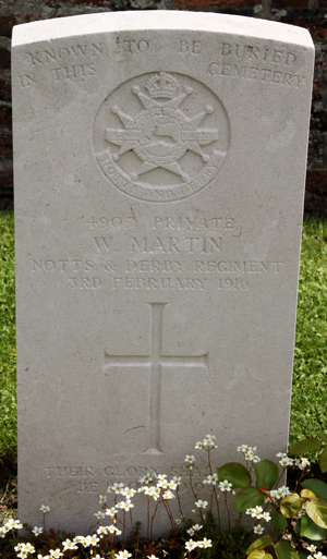 Private William Martin grave