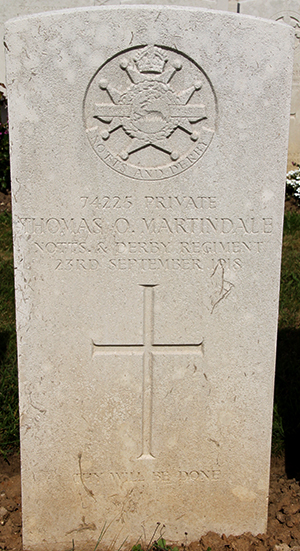 Private Thomas Obadiah Martindale