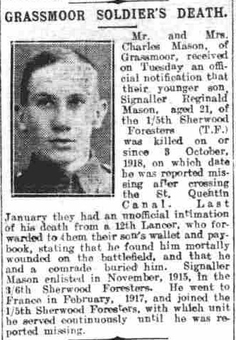 Private Reginald Mason art