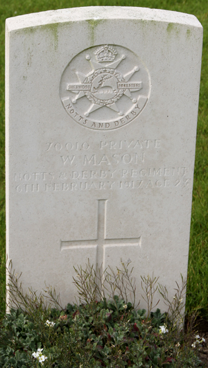 Private William Mason grave