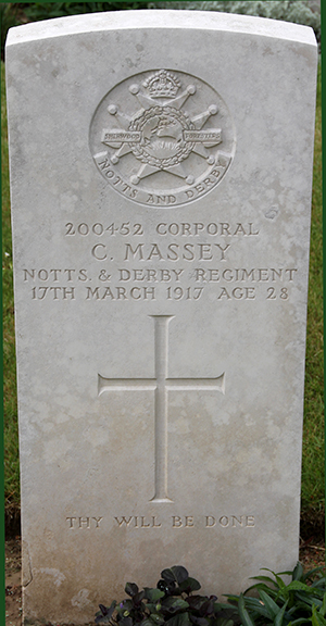 Corporal Charles Massey grave