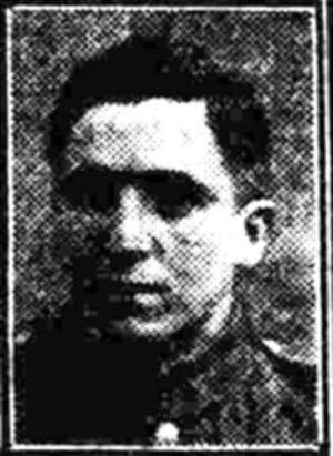 Private Alphonso (Alfred) Matthews