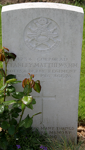 Corporal Stanley Matthews