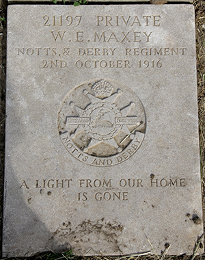 Private William Edward Maxey