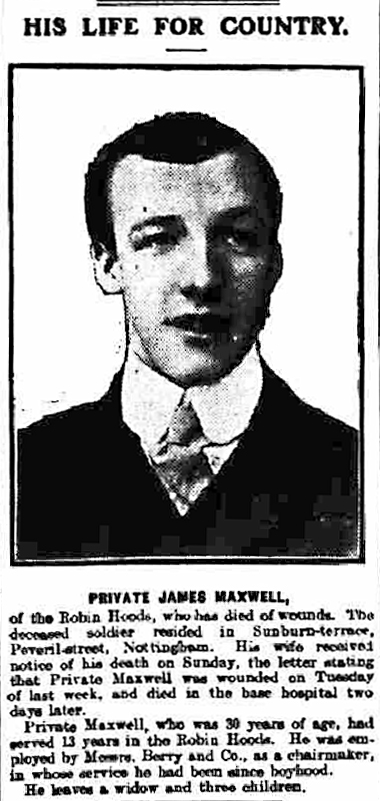 Private James Maxwell art