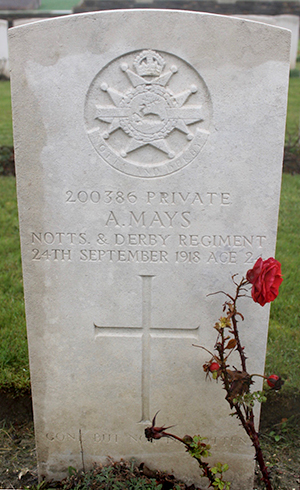 Private A. Mays grave