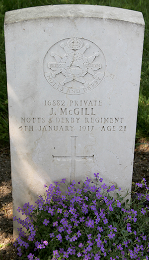 Private John McGill grave