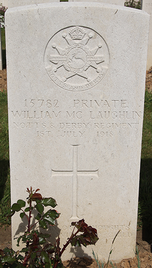 Private William Mclaughlin grave