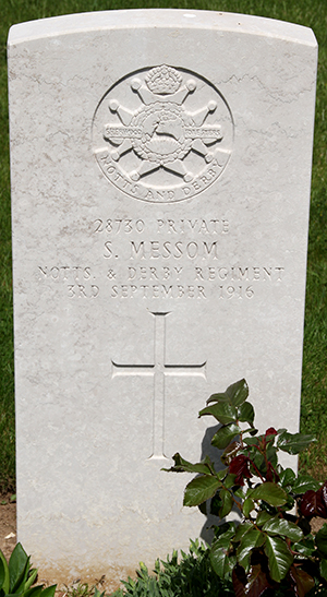 Private Samuel Messom grave