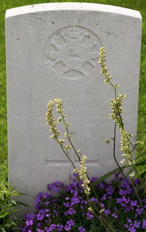 Corporal Alfred Mills grave