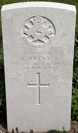 Private A. Millward grave