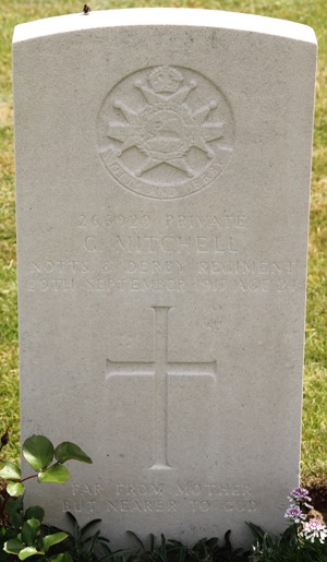 Private George Mitchell grave