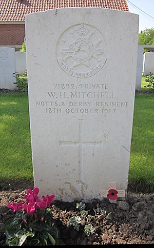 Private William Henry Mitchell grave