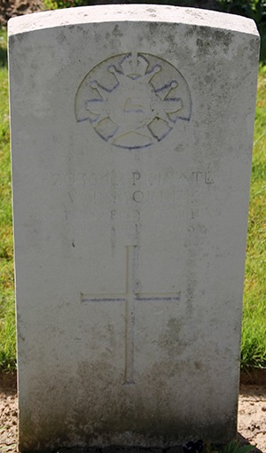 Private W. P. Morley grave