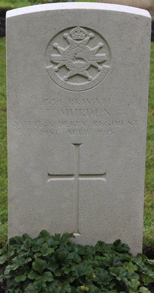 Private John Thomas Murden grave