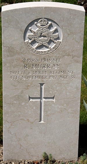 Private R. Murray grave