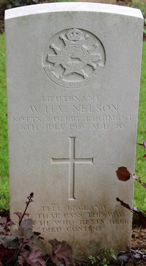 Lieutenant William Horace Vere Nelson grave