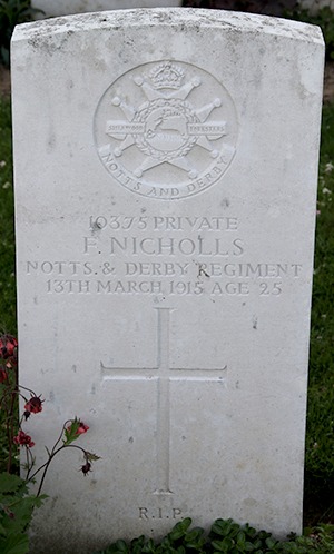 Private Francis Nicholls grave