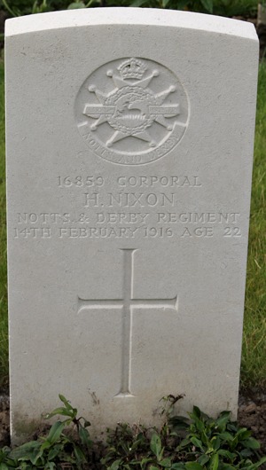 Corporal Harry Nixon grave