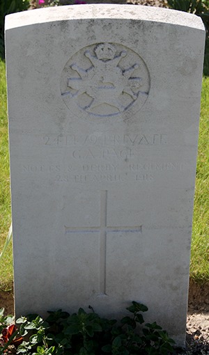 Private George Arthur Page grave