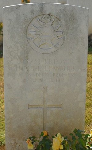 Private Nathaniel John Pankhurst