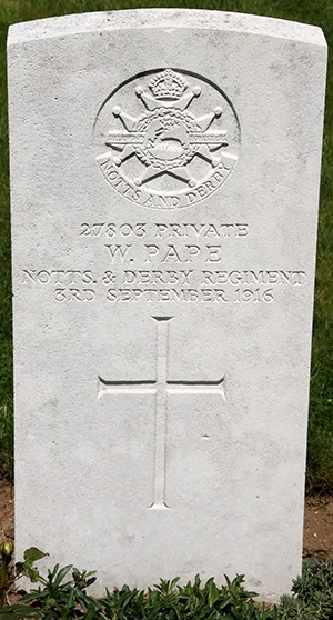 Private W. Pape 