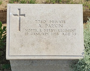 Private Arthur Parkin
