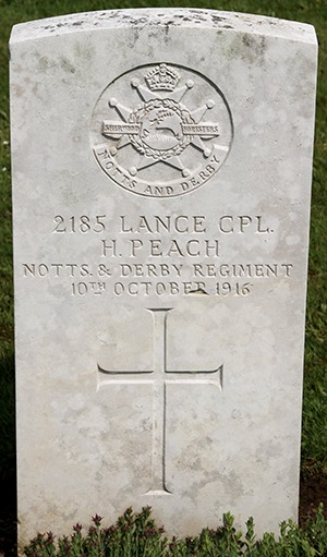 Lance Corporal H. Peach