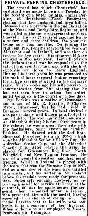 Private James Perkins art