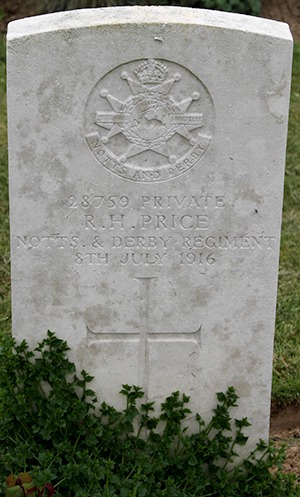 Private Robert Henry Price