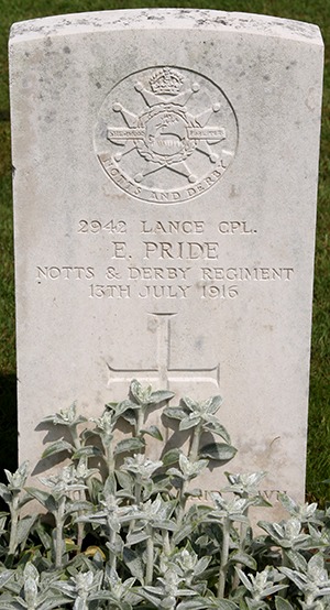Lance Corporal Ernest Pride