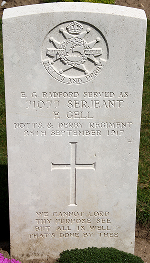 Sergeant E. G. Radford