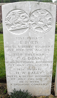 Private Harold William Raley