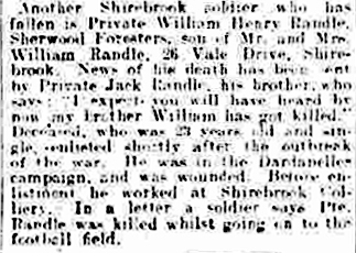 Private William Henry Randle